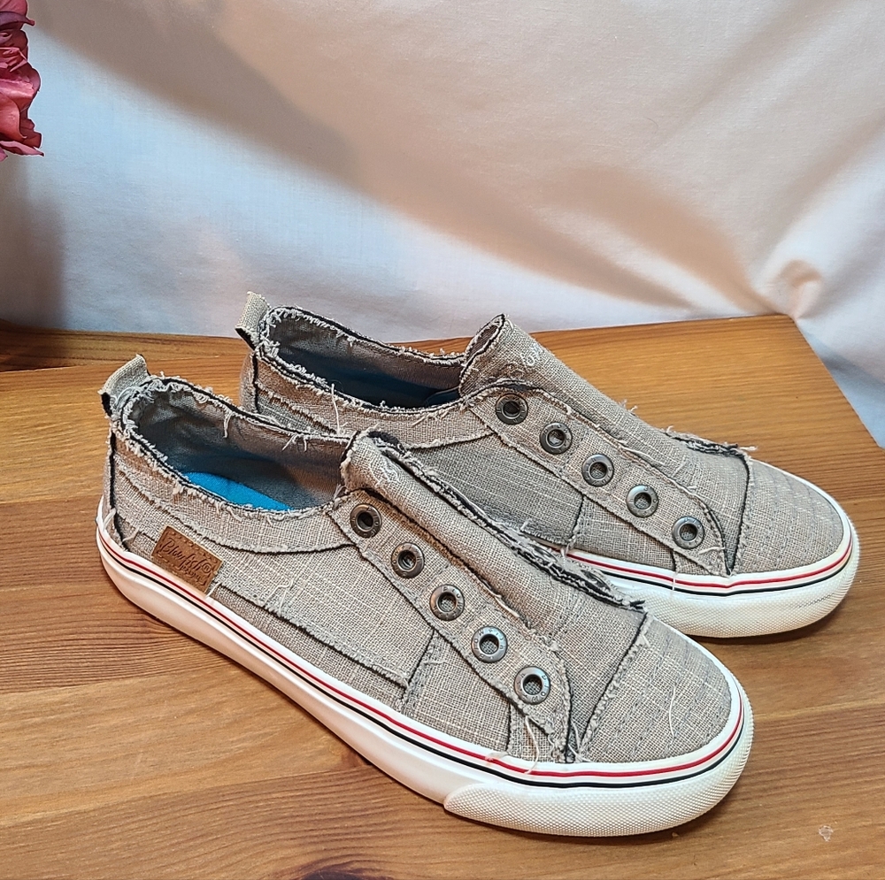 Slip On Canvas Sneakers Blowfish Malibu Sleel Gray